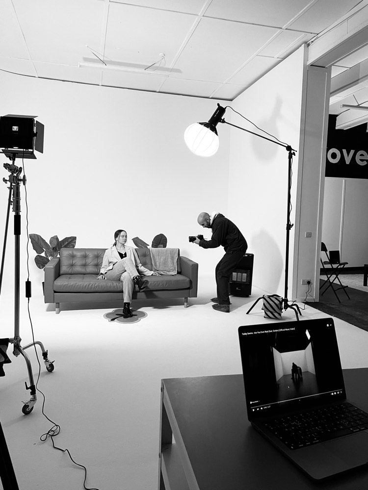 Braxton Studios on set